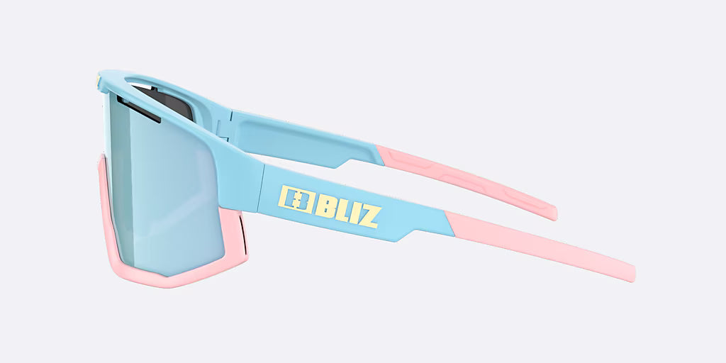BLIZ FUSION SMALL Glasses Pastel Blue Matt Smoked Glacier Blue Lens