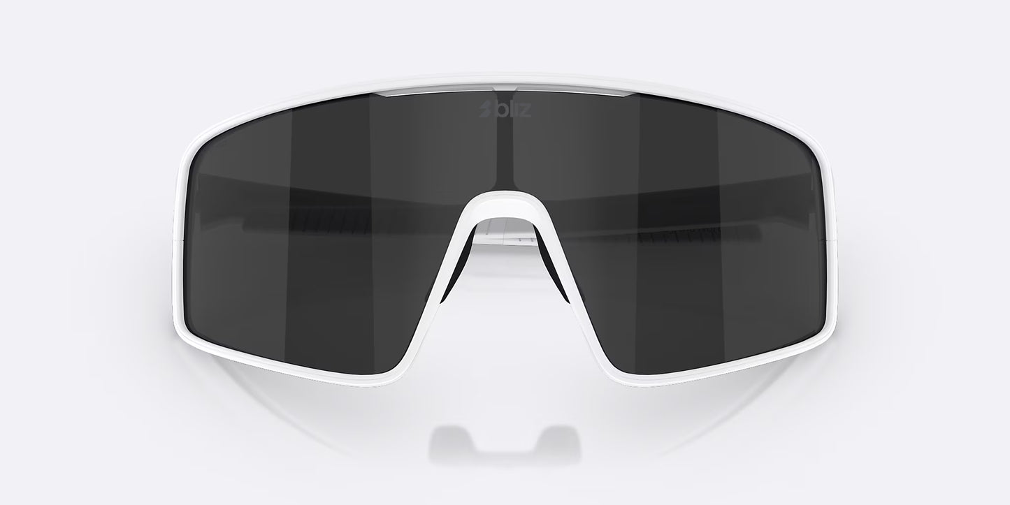 Glasses BLIZ P001 White Matt Smoke Screen