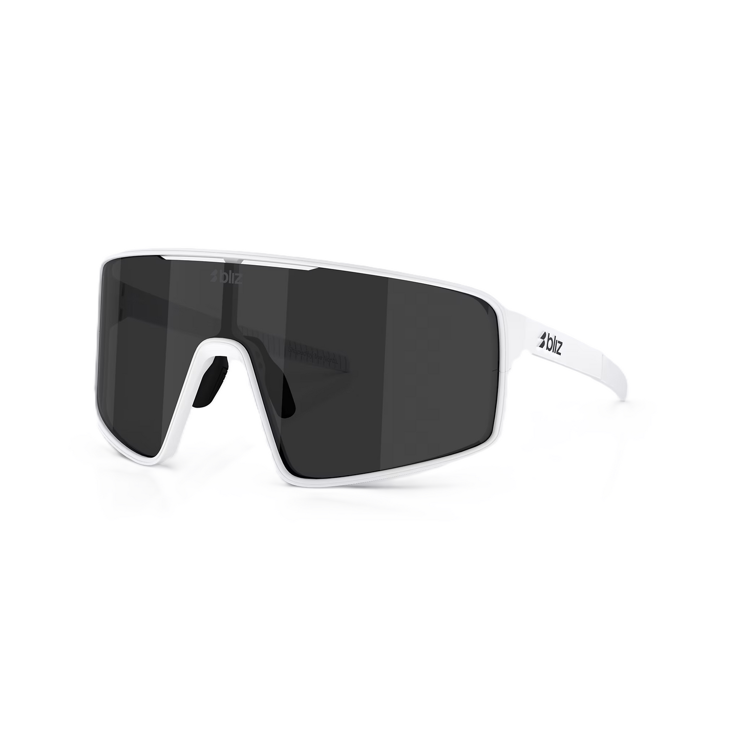 Glasses BLIZ P001 White Matt Smoke Screen