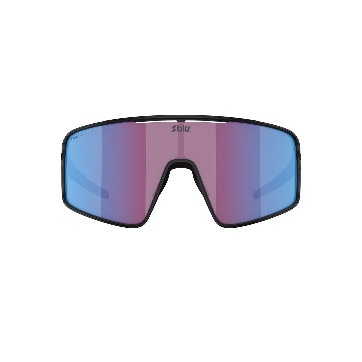 Okulary lustrzane BLIZ P001 czarny matowy różowy fioletowy niebieski