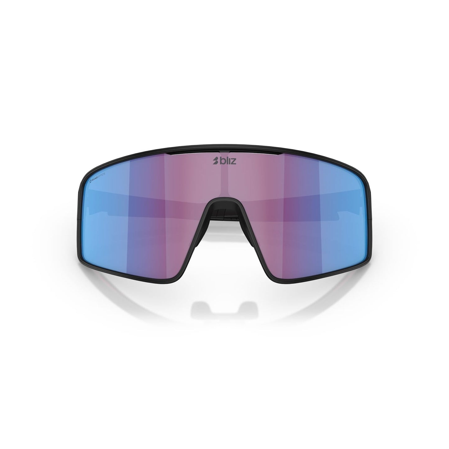 Okulary lustrzane BLIZ P001 czarny matowy różowy fioletowy niebieski