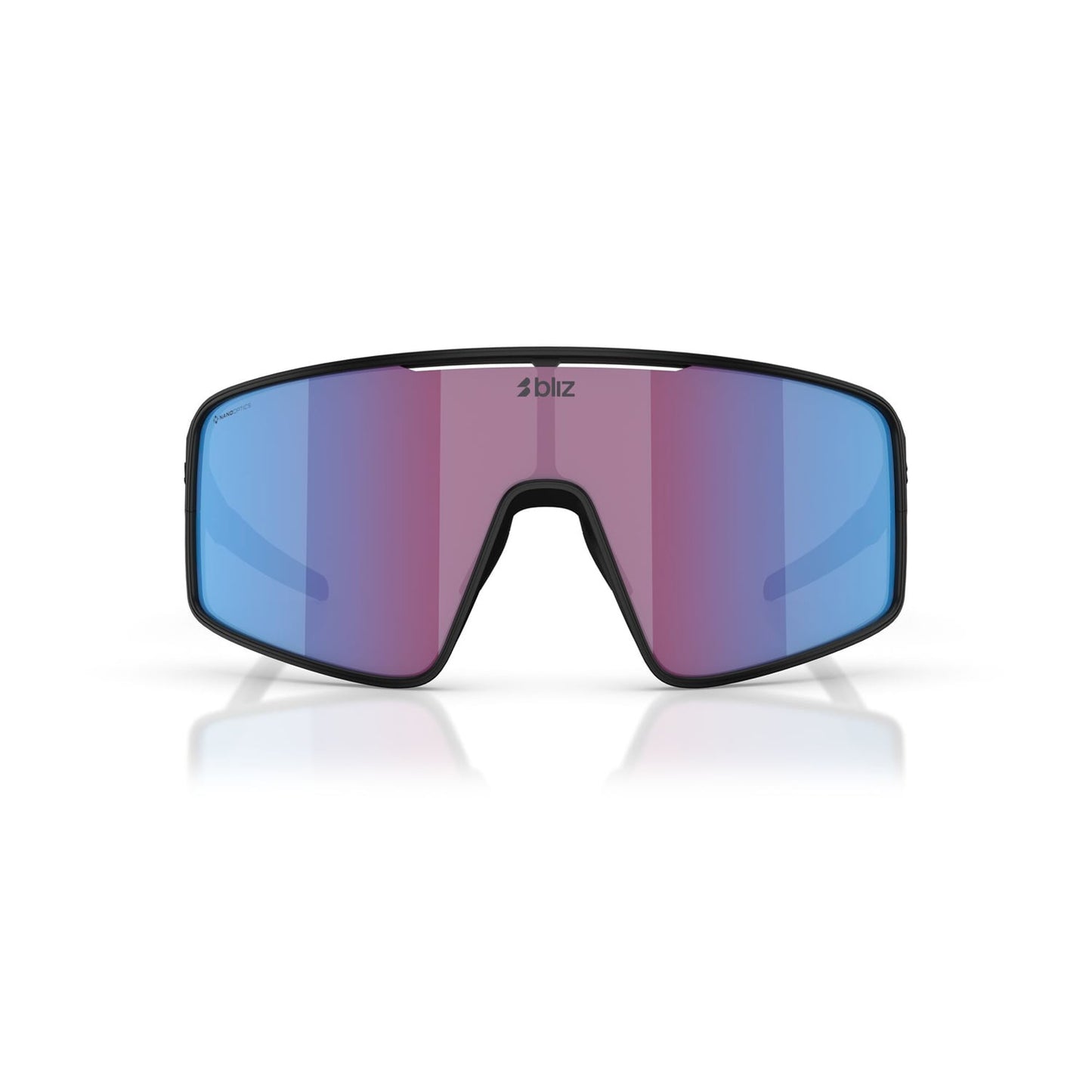 Okulary lustrzane BLIZ P001 czarny matowy różowy fioletowy niebieski