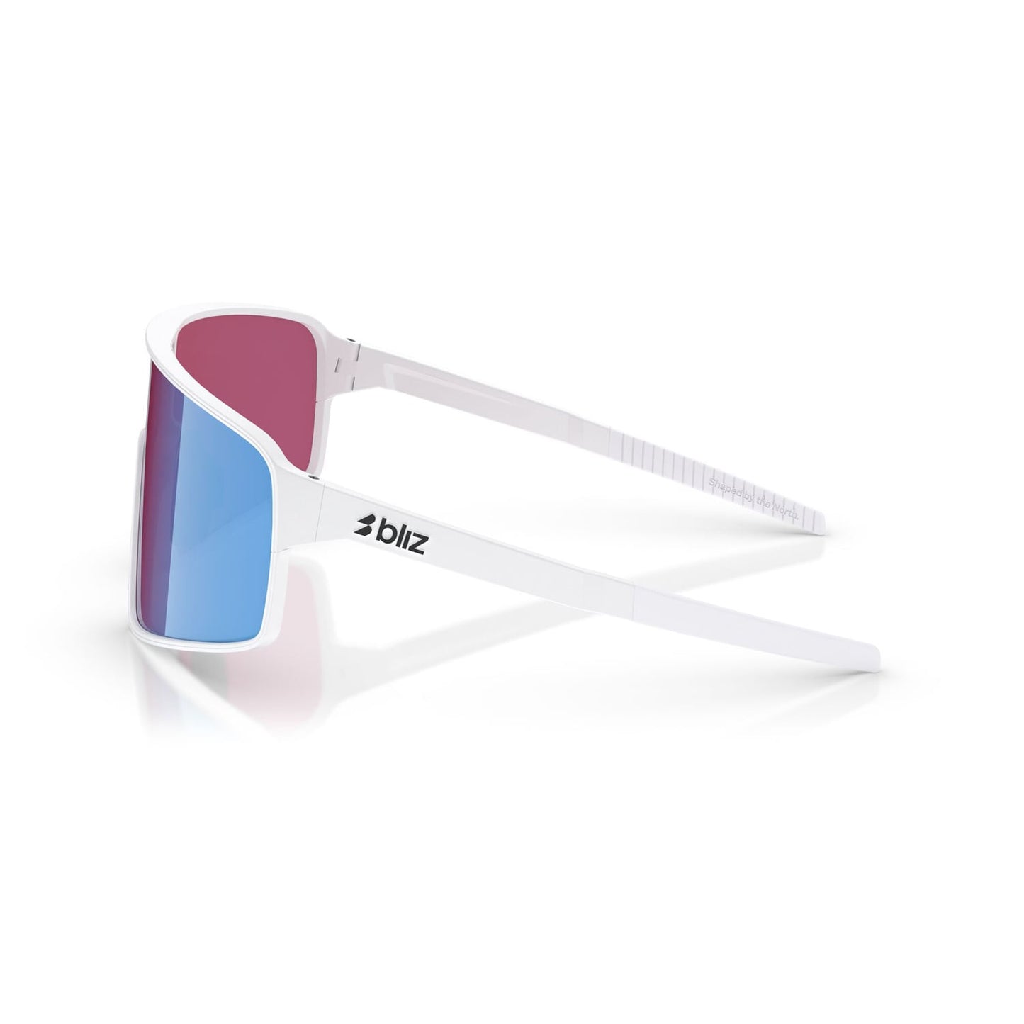 Glasses BLIZ P001 S White Screen Pink Violet Blue Iridium