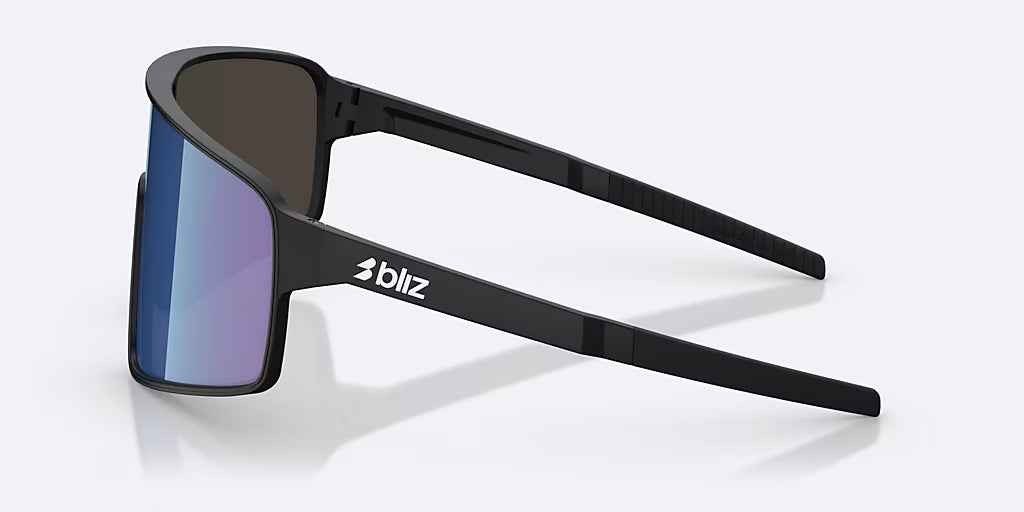 BLIZ P001 Black Matt Irdium Blue Goggles