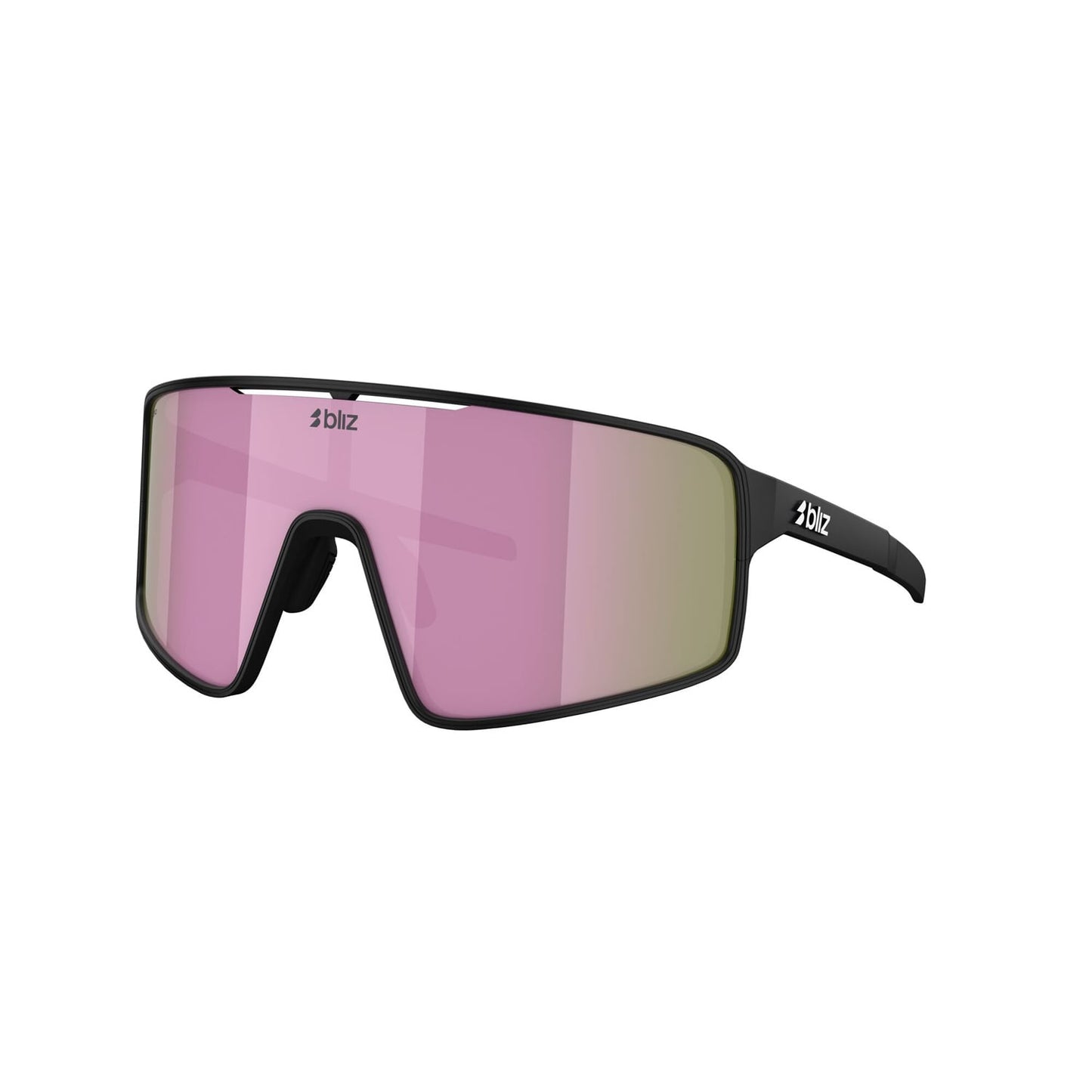 Gogle BLIZ P001 S Black Matt Frame Brown Pink Multicolour