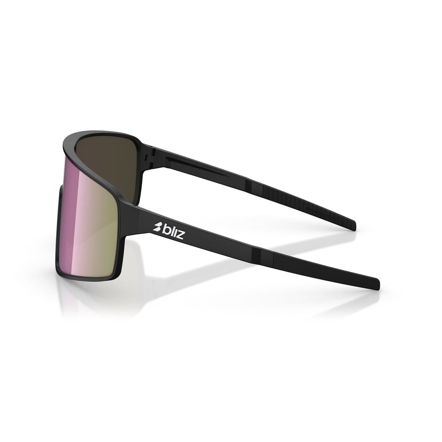 Gogle BLIZ P001 S Black Matt Frame Brown Pink Multicolour