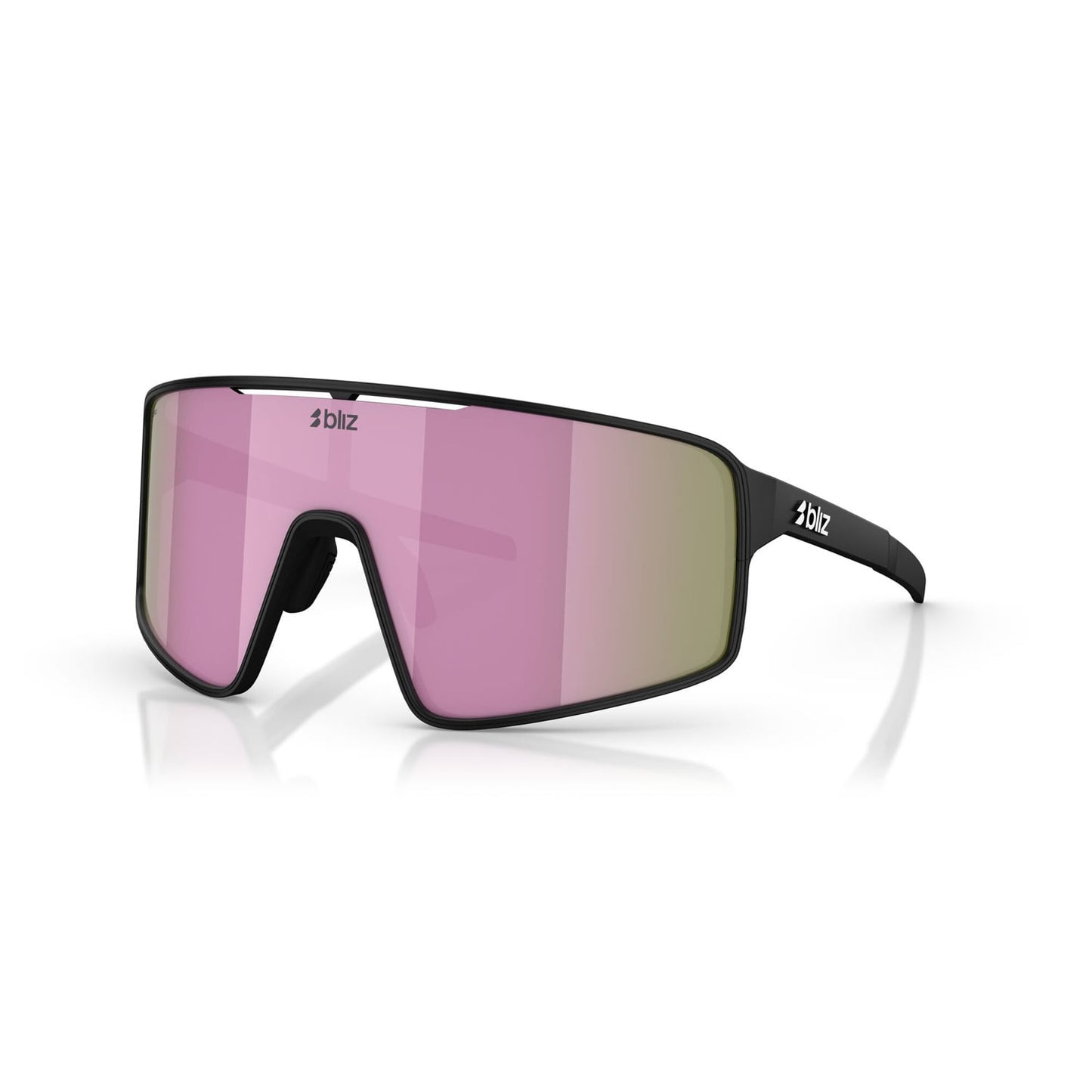 Gogle BLIZ P001 S Black Matt Frame Brown Pink Multicolour