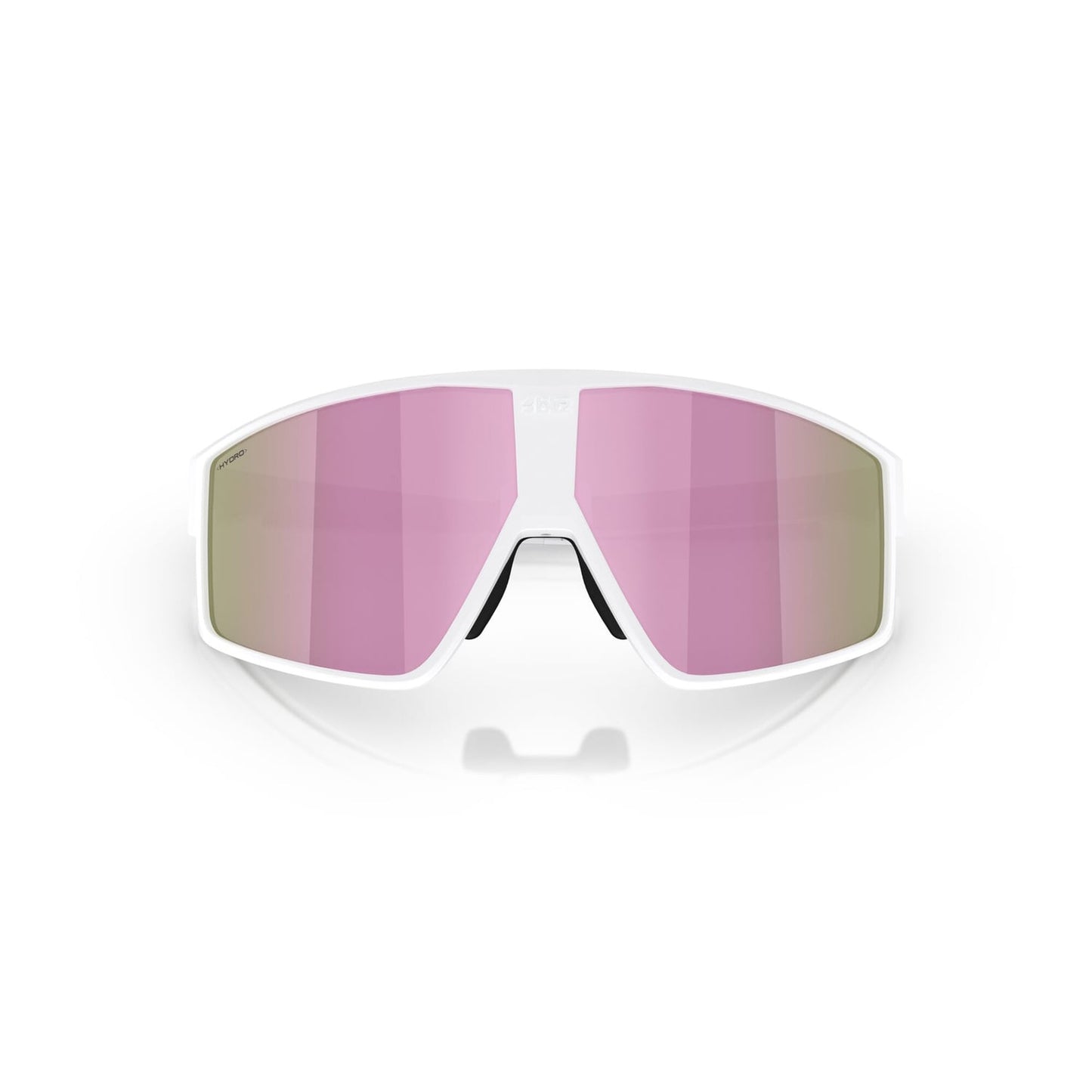 Glasses BLIZZ P002S White Matt Brown Pink Screen