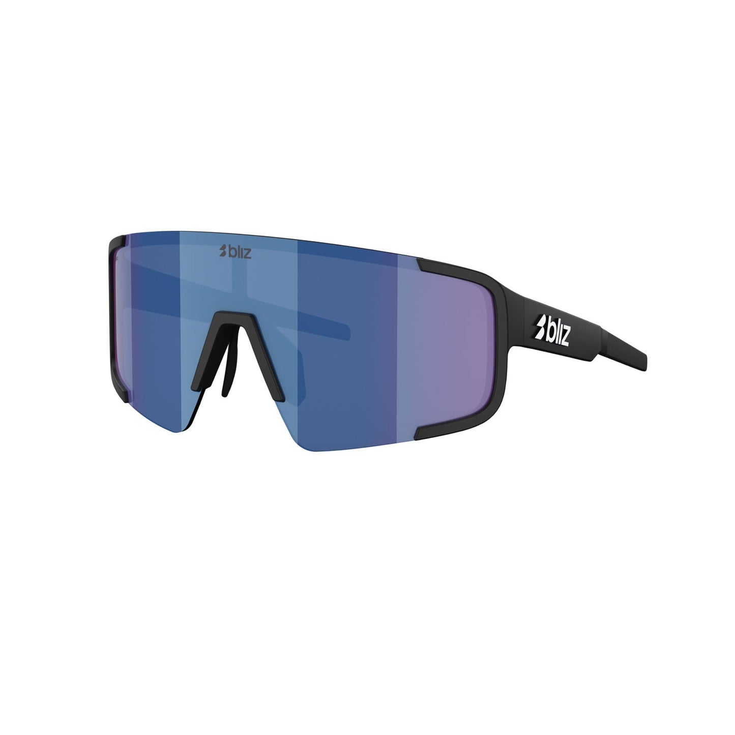 Okulary BLIZ P003 Black Matt Blue Mirror Lens