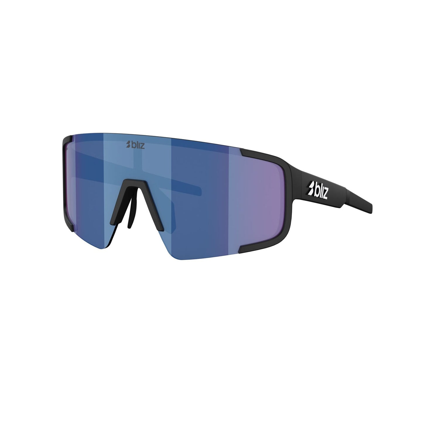 Okulary BLIZ P003 Black Matt Blue Mirror Lens