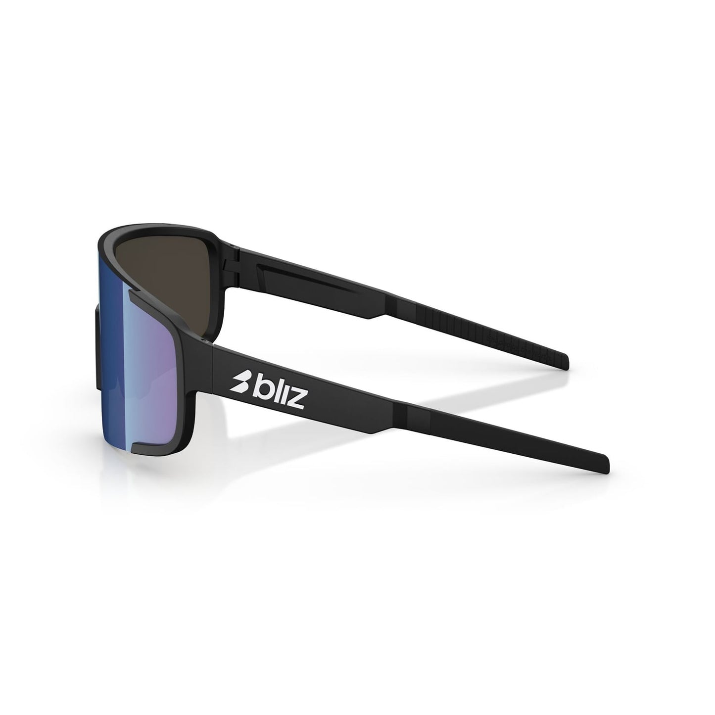 Okulary BLIZ P003 Black Matt Blue Mirror Lens