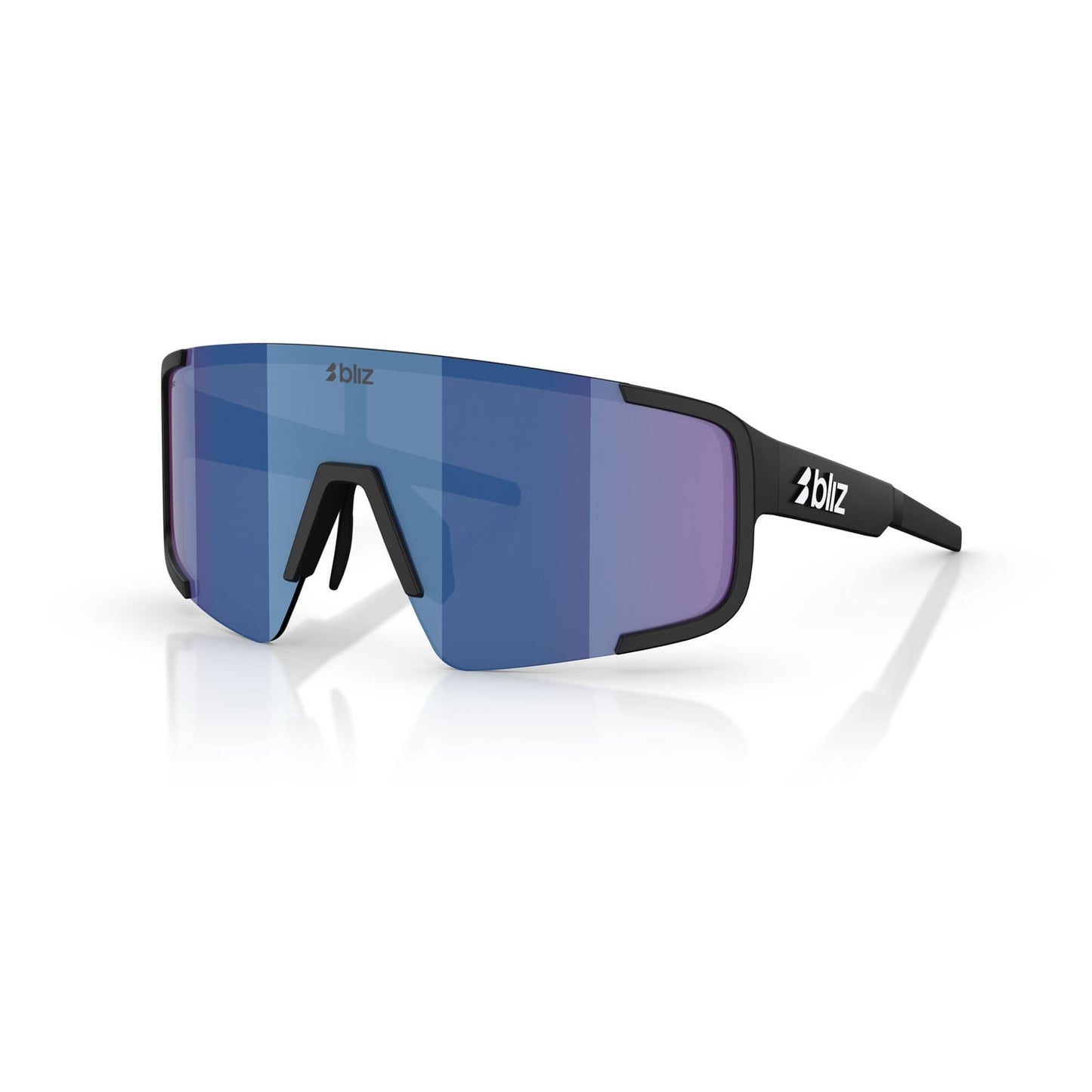 Okulary BLIZ P003 Black Matt Blue Mirror Lens