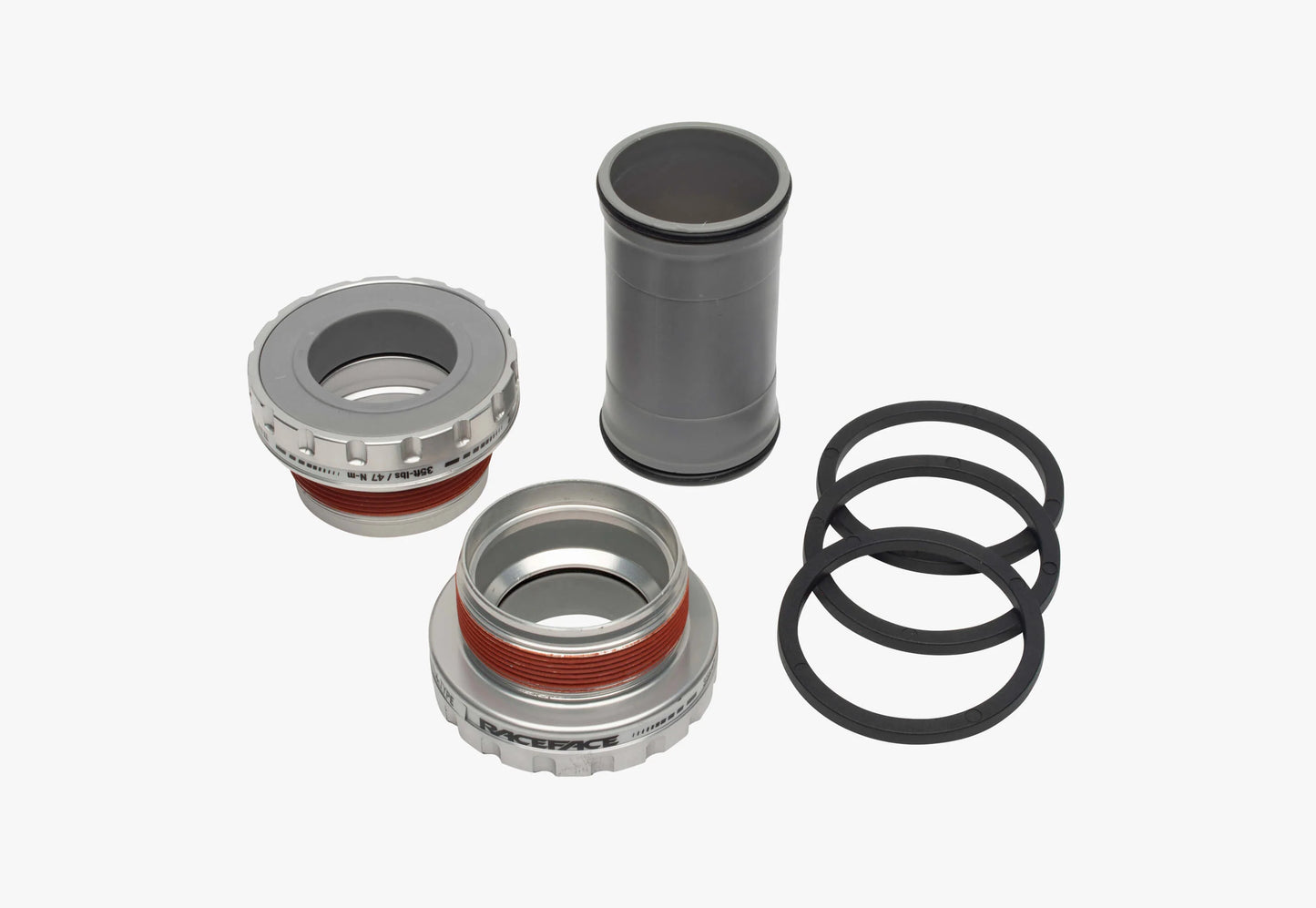 RACE FACE X-TYPE TEAM XC Bottom Bracket Shell, BSA/BSC, 24mm Axle, 68/73mm
