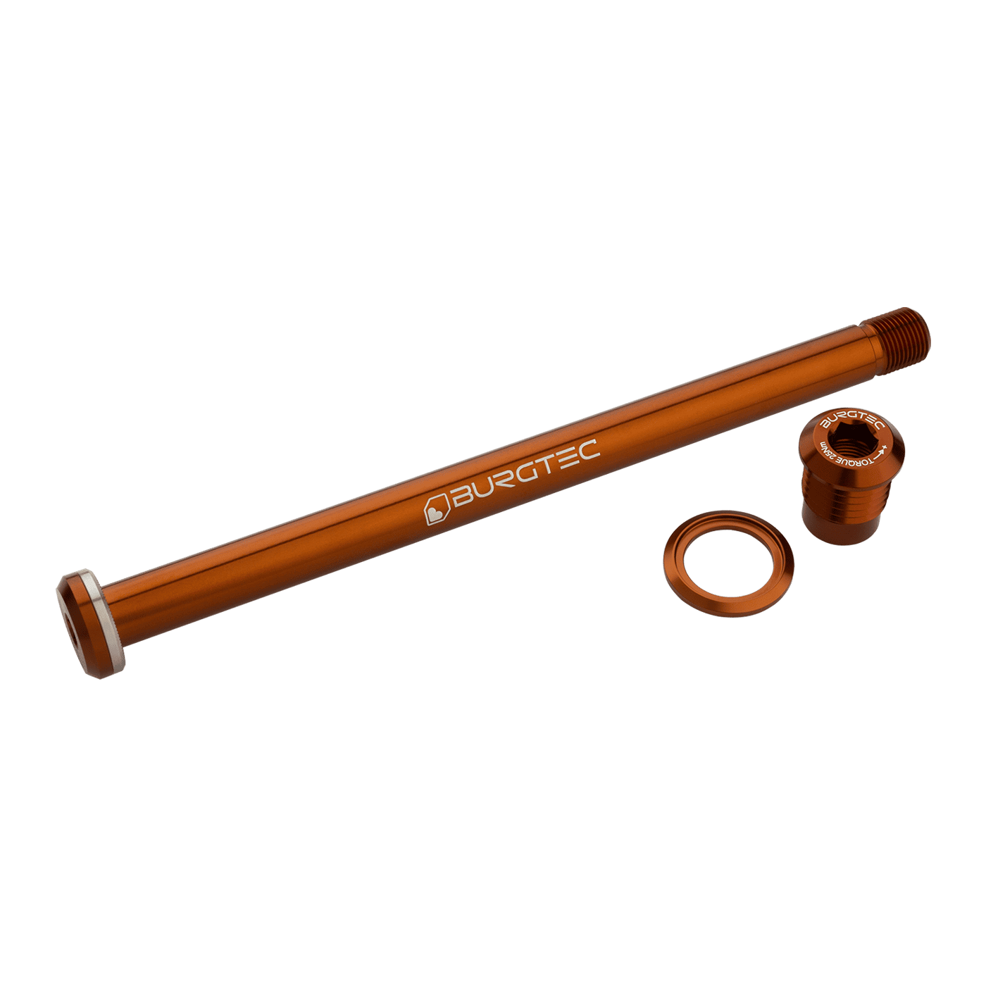 BURGTEC Rear Wheel Axle 174mm for Yeti Bronze Frame