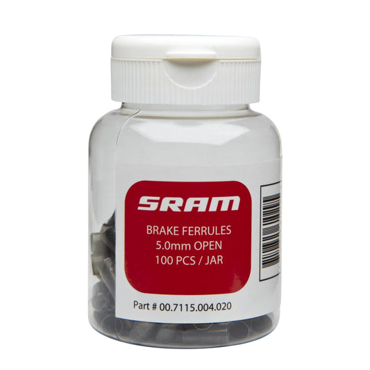 SRAM end cap for 5.0mm open brake cable (100 pcs.)