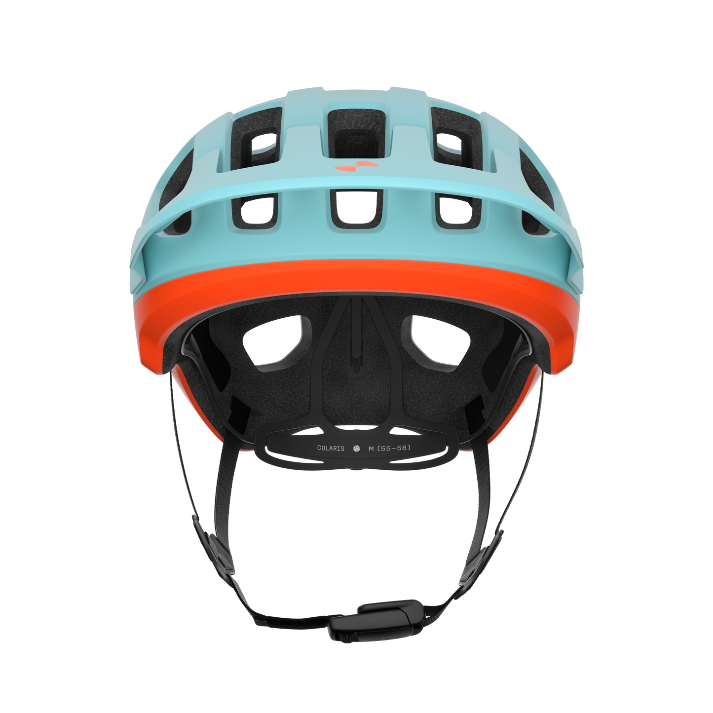 Kask MTB POC CULARIS niebieski/pomarańczowy matowy