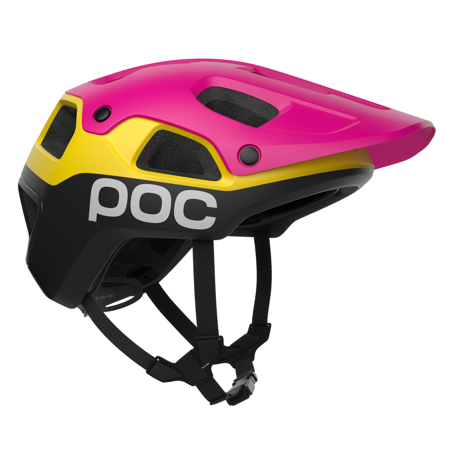 Kask MTB POC CULARIS PURE czerwony/żółty
