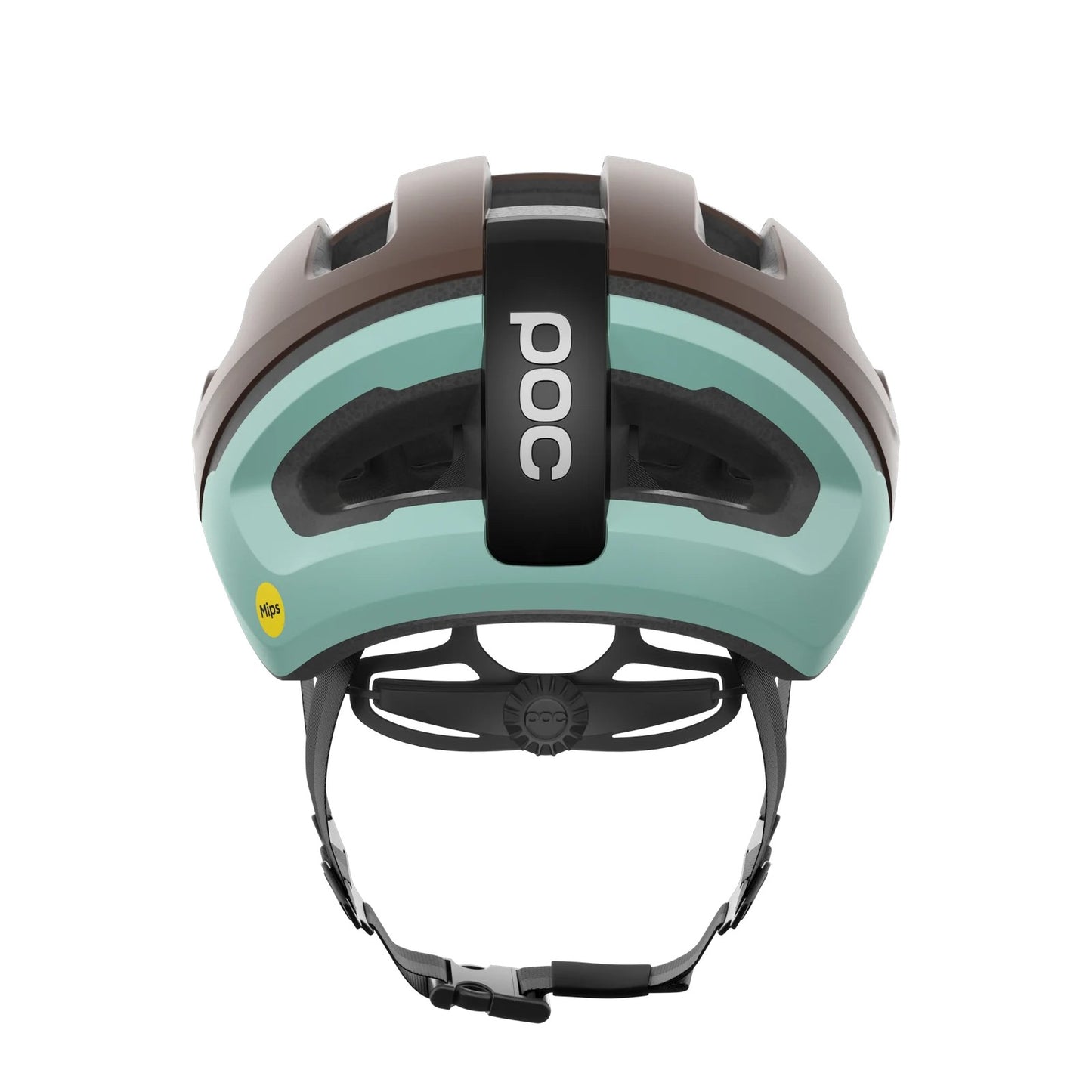 Kask szosowy POC OMNE AIR MIPS z brązowym/niebieskim logo