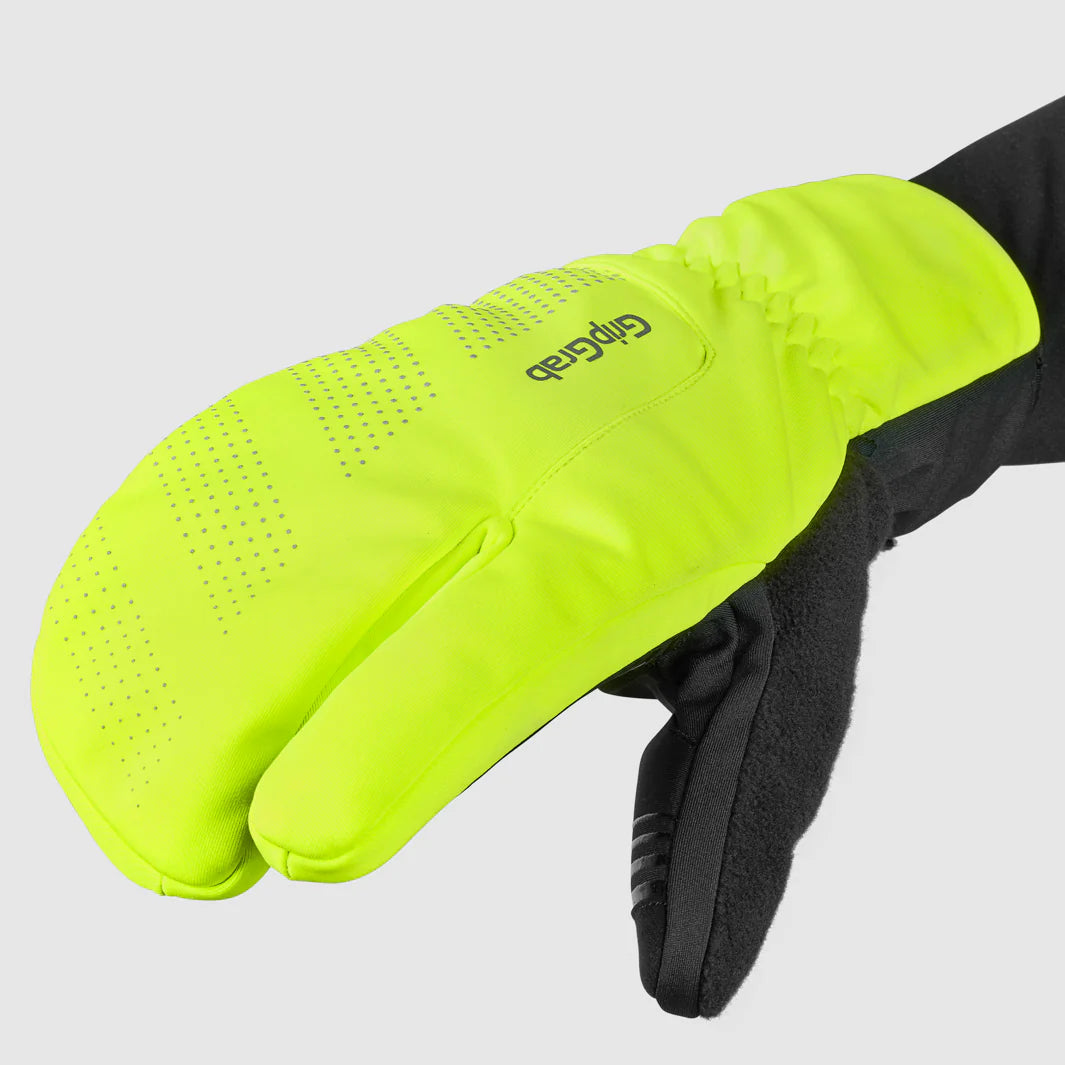 Rękawiczki GRIPGRAB DEEP WINTER LOBSTER żółte