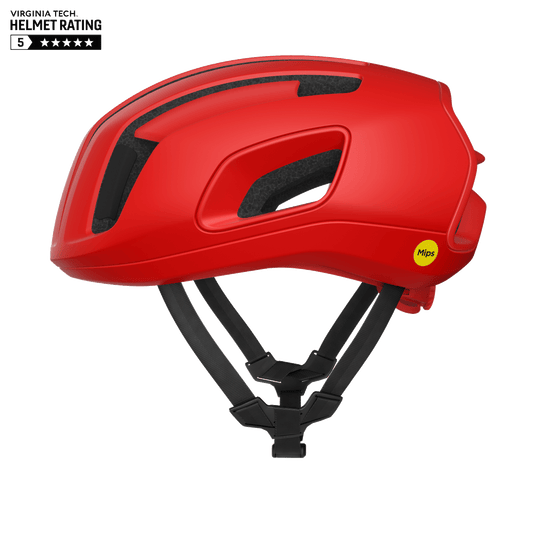 Kask szosowy POC CYTAL czerwony matowy