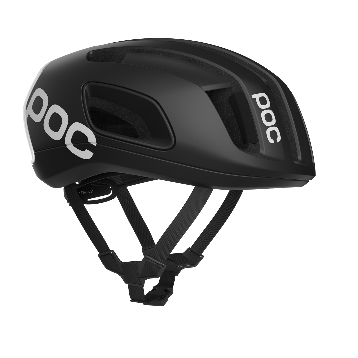 POC CYTAL MIPS Road Helmet Black/White Matt Logo