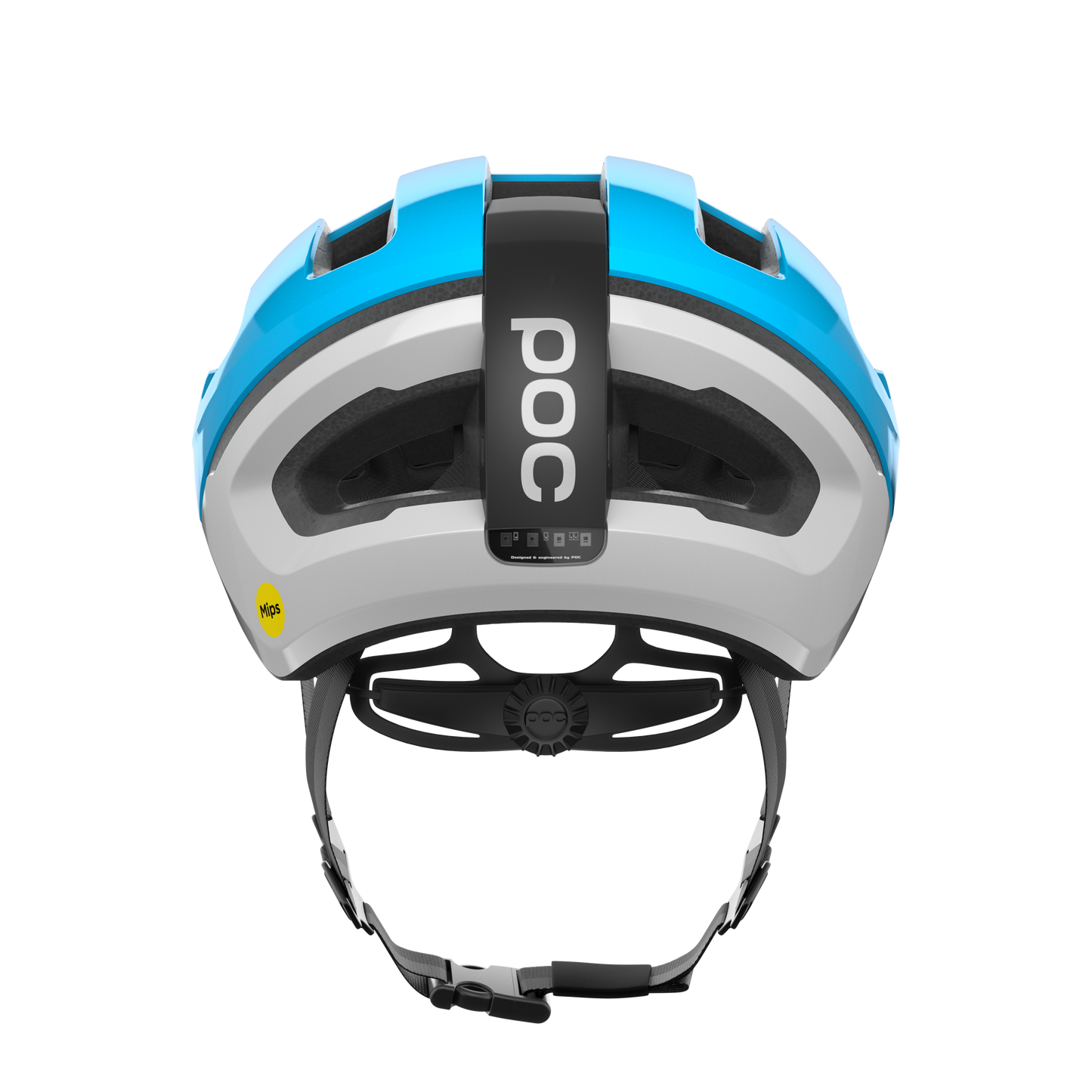 Kask szosowy POC OMNE BEACON MIPS niebieski/biały