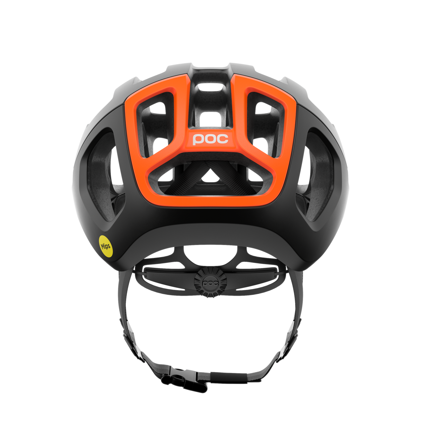 POC VENTRAL AIR MIPS Road Helmet Black/Orange Fluo Matt