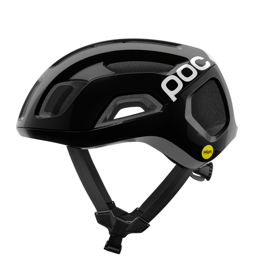 Kask szosowy POC VENTRAL AIR MIPS Logo czarny/biały matowy