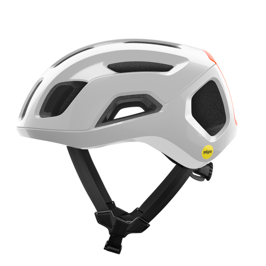 Kask szosowy POC VENTRAL AIR MIPS biały/pomarańczowy fluo