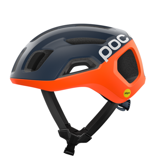 Kask szosowy POC VENTRAL AIR MIPS granatowy/pomarańczowy/biały matowy