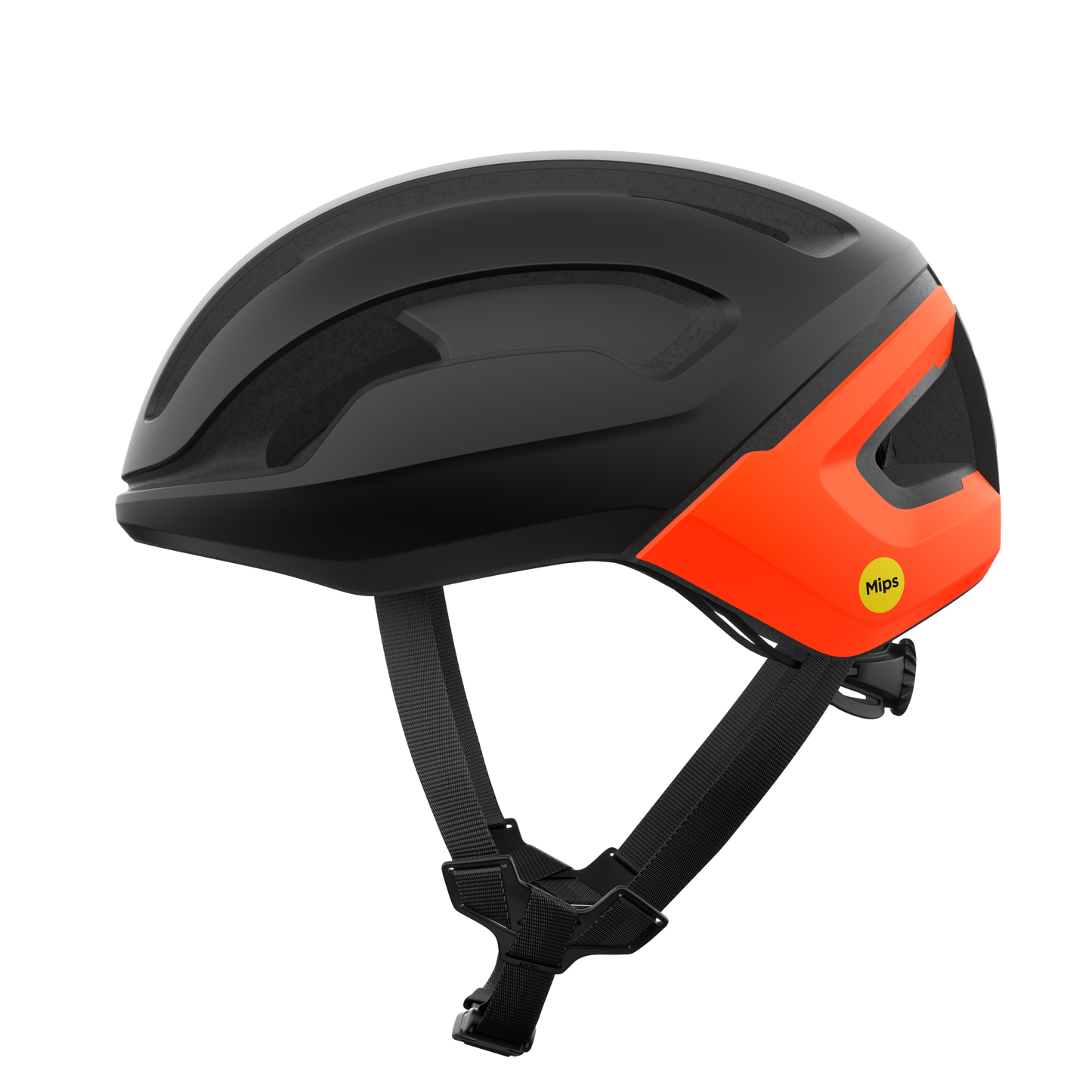 Kask szosowy POC OMNE AIR MIPS czarny mat/pomarańczowy fluo