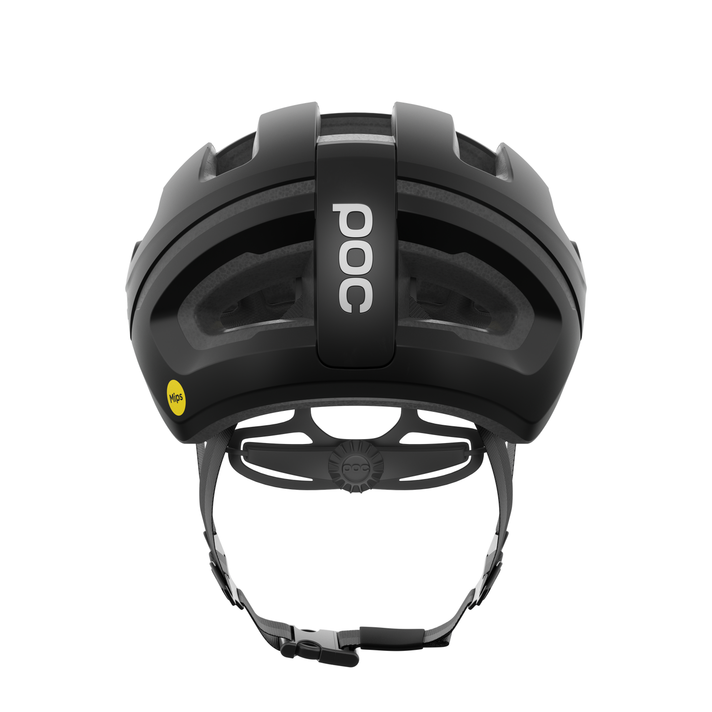 Kask szosowy POC OMNE AIR MIPS Logo czarny mat/biały