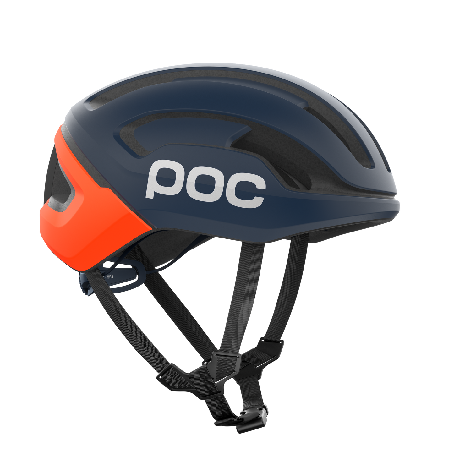 POC OMNE AIR MIPS Road Helmet Navy/Orange Matt