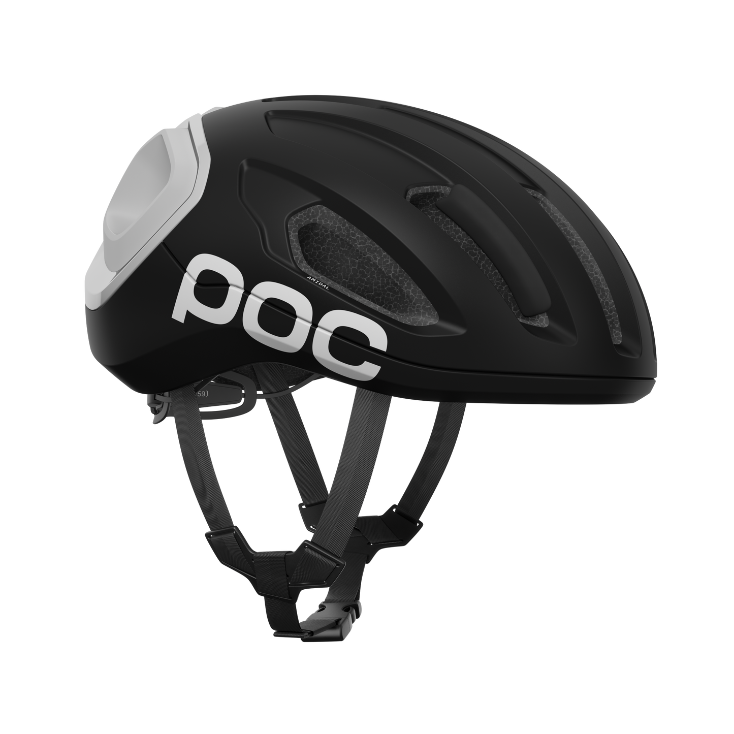 Kask szosowy POC AMIDAL MIPS czarny mat/biały