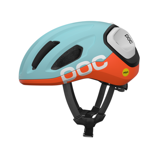 Kask szosowy POC AMIDAL MIPS niebieski/pomarańczowy matowy