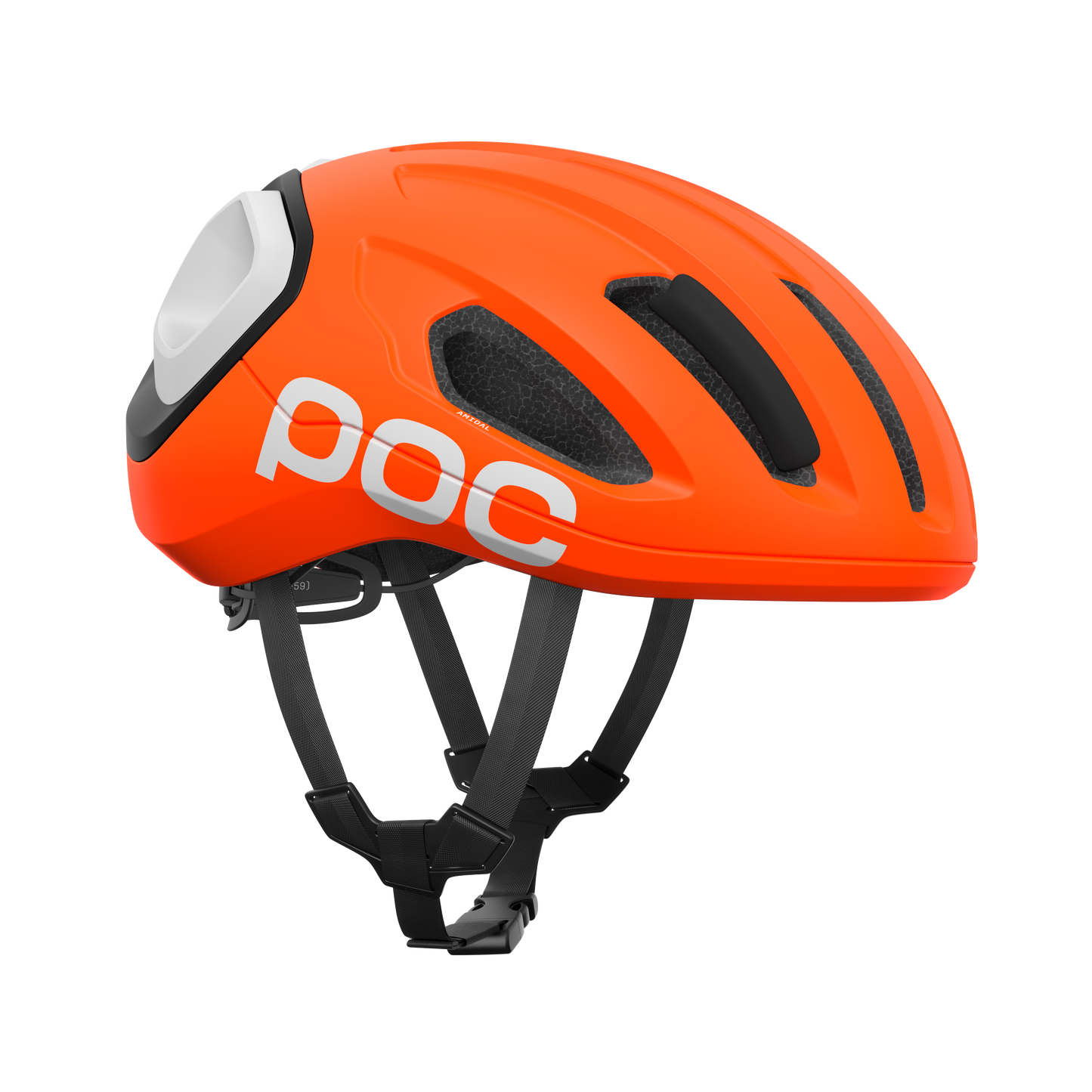 Kask szosowy POC AMIDAL matowy pomarańczowy/matowy czarny/matowy biały