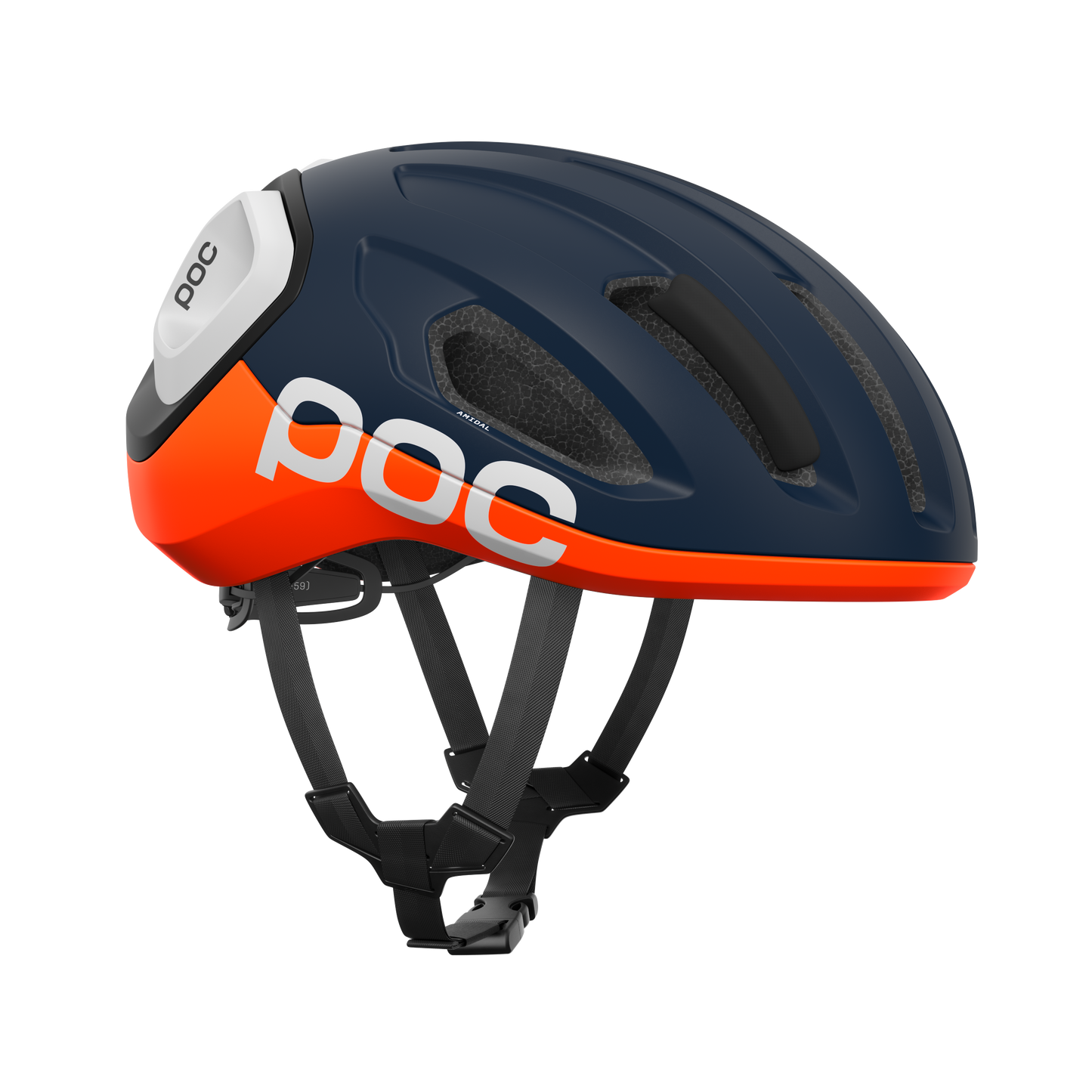 Kask szosowy POC AMIDAL Marine/Orange/Biały Matt