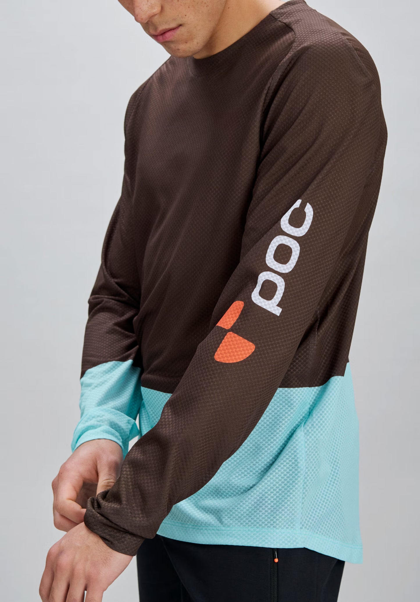 POC MOTION AIR Long Sleeve Bronze/Blue Jersey