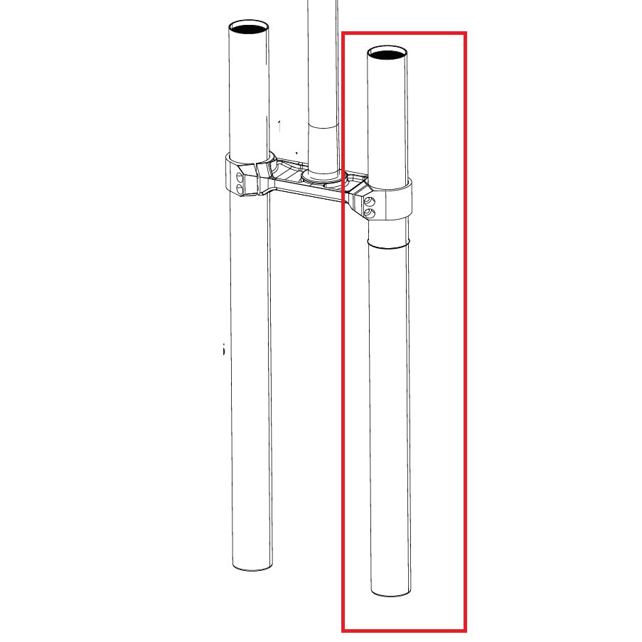 Lewy tłok do widelca ROCKSHOX BOXXER D1 (2024+)