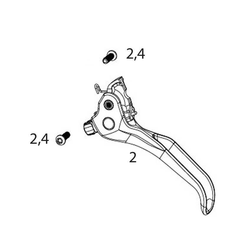 Pojedyncza dźwignia hamulca SRAM MAVEN ULTIMATE B1