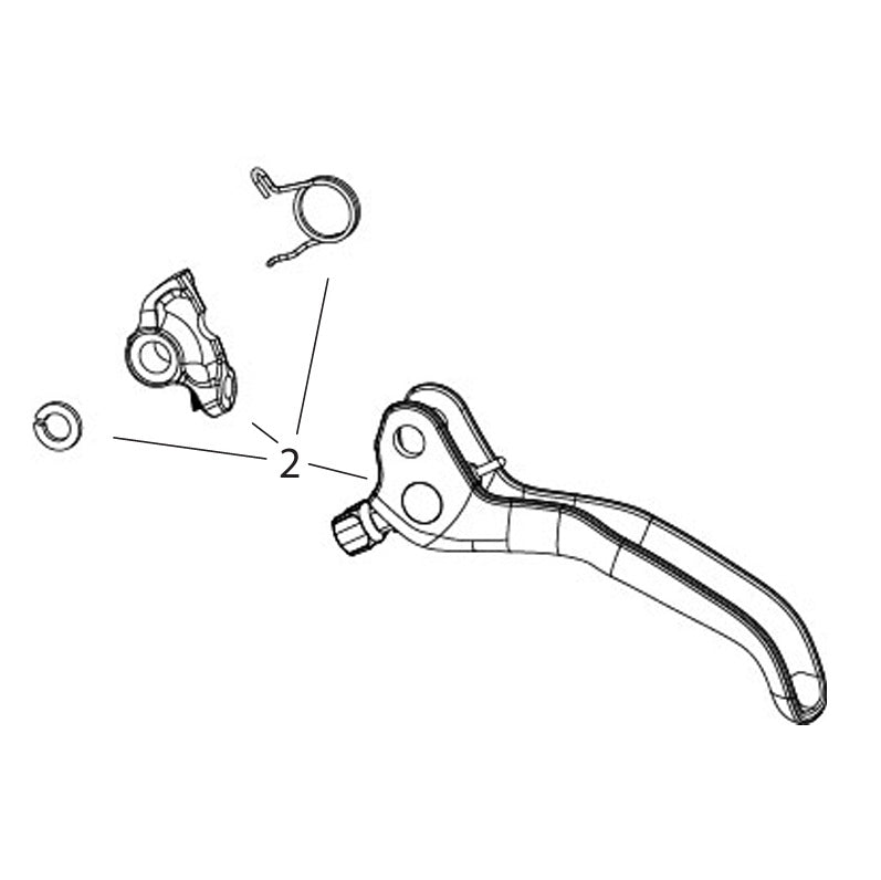 Pojedyncza dźwignia hamulca SRAM MAVEN BRONZE B1