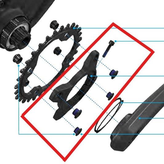 SRAM Pedal Star dla MAHLE SL 1.1 SPECIALIZED Engine 107mm