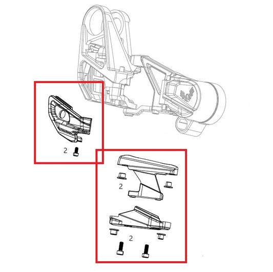 Zestaw ochronny przerzutki SRAM XX T-Type Eagle AXS