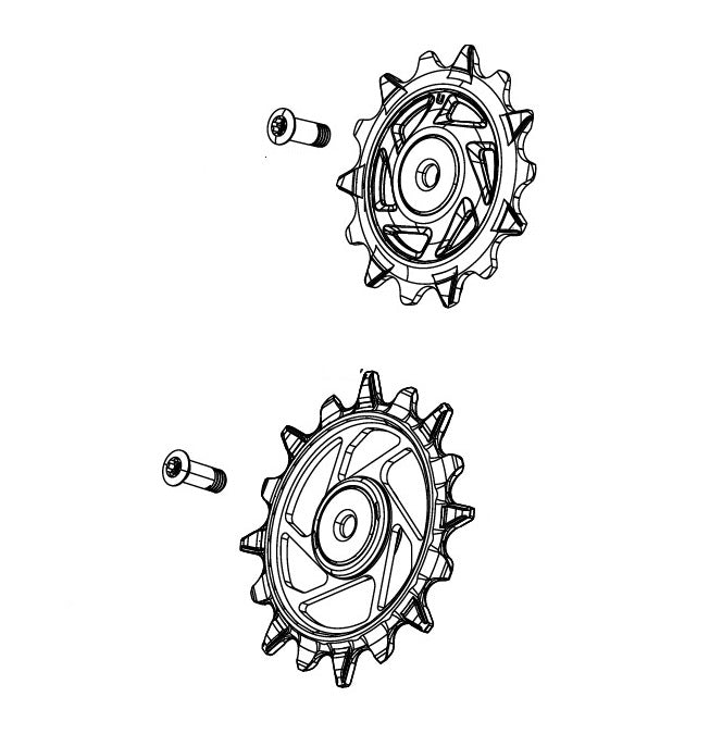 SRAM XX T-TYPE EAGLE AXS 12-biegowe koszyki przerzutki
