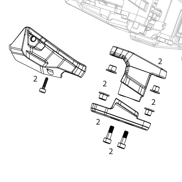 Derailleur Guard Kit SRAM XX DH T-TYPE EAGLE AXS