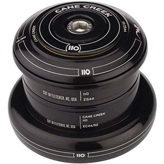 Headset CANE CREEK 110 Tapered , 1 1/8"-1.5", ZS44/28.6/H8 | EC44/40, short, black