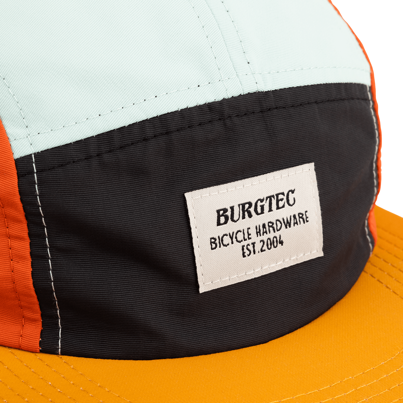 Czapka z daszkiem BURGTEC ARCADE FIVE PANEL w kolorze musztardowym