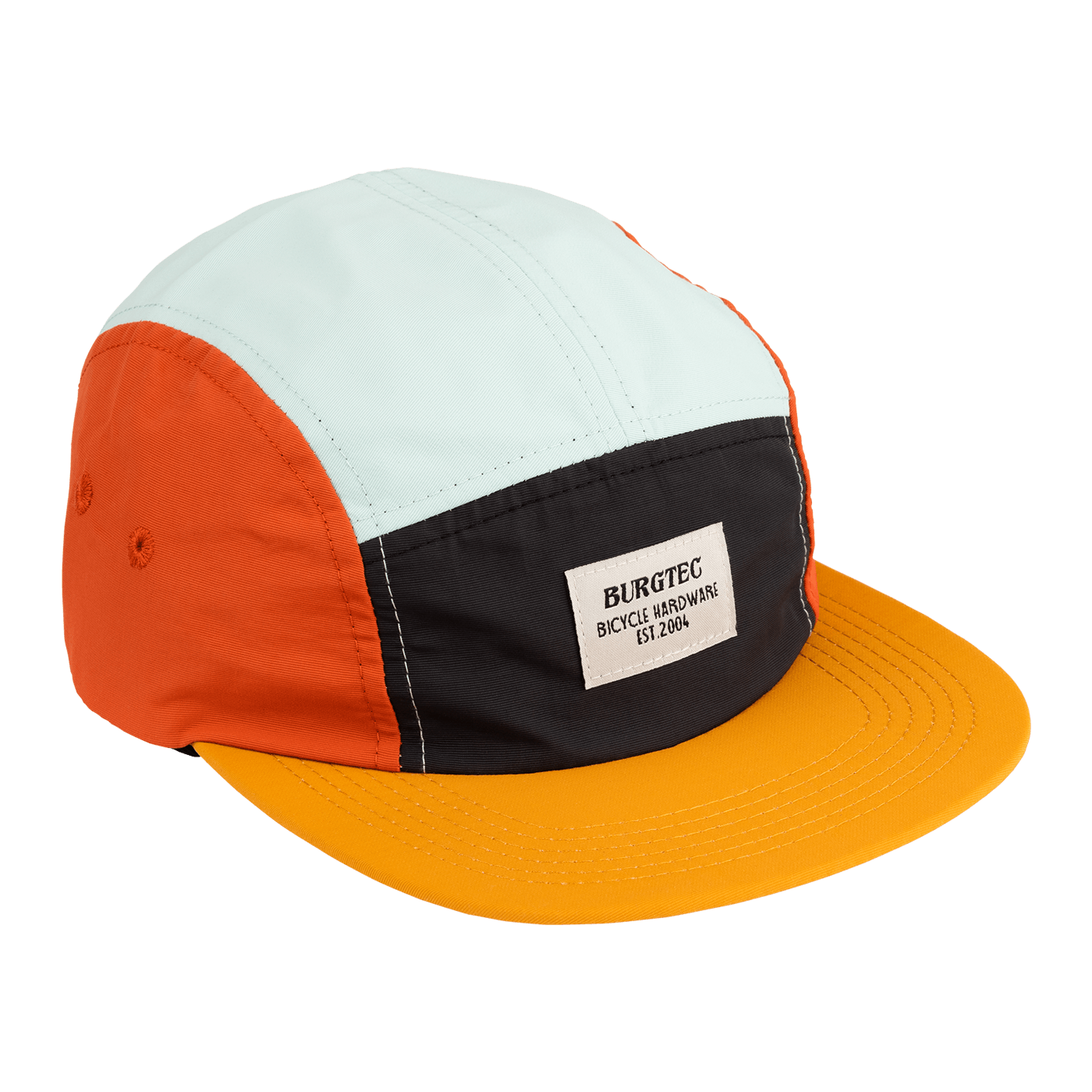Czapka z daszkiem BURGTEC ARCADE FIVE PANEL w kolorze musztardowym