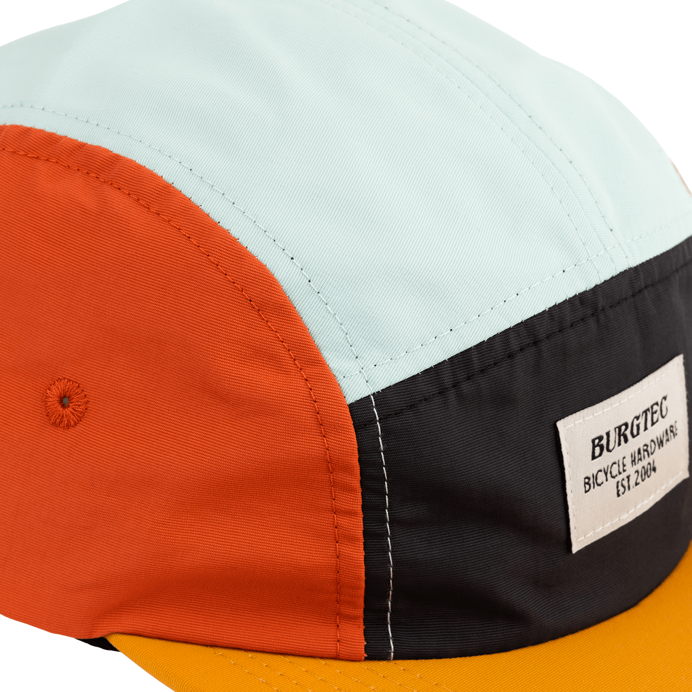 Czapka z daszkiem BURGTEC ARCADE FIVE PANEL w kolorze musztardowym