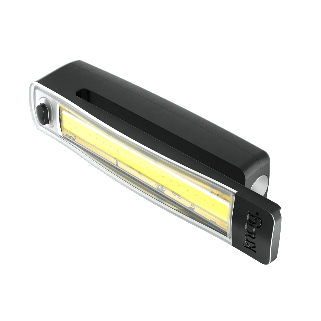 KNOG PLUS FRONT Lampa przednia 40 lumenów czarna